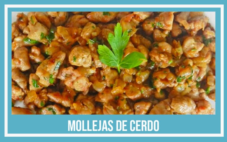 Recetas segundo plato mollejas de cerdo