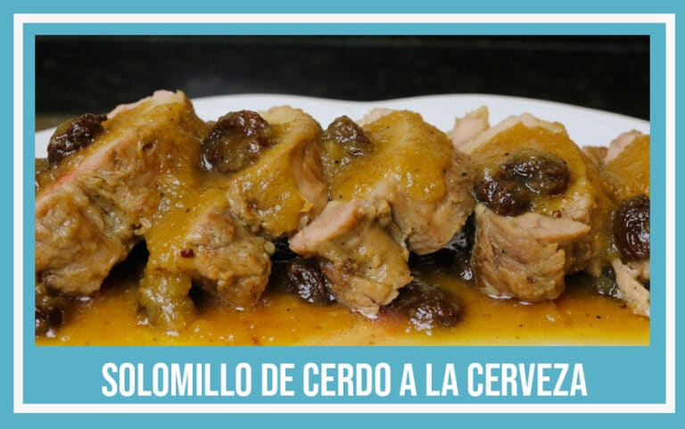 Recetas segundo plato solomillo de cerdo a la cerveza