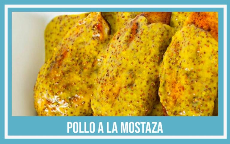 Recetas segundo plato pollo a la mostaza