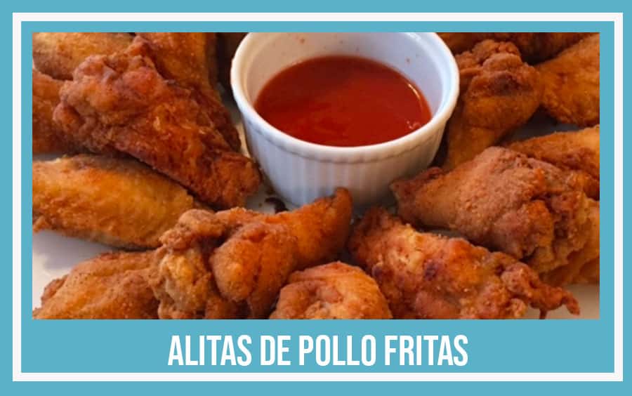 receta de alitas de pollo fritas
