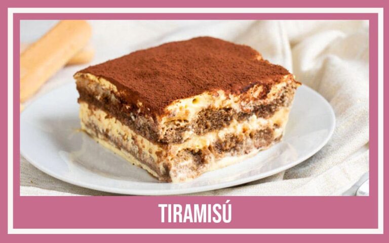tiramisú receta