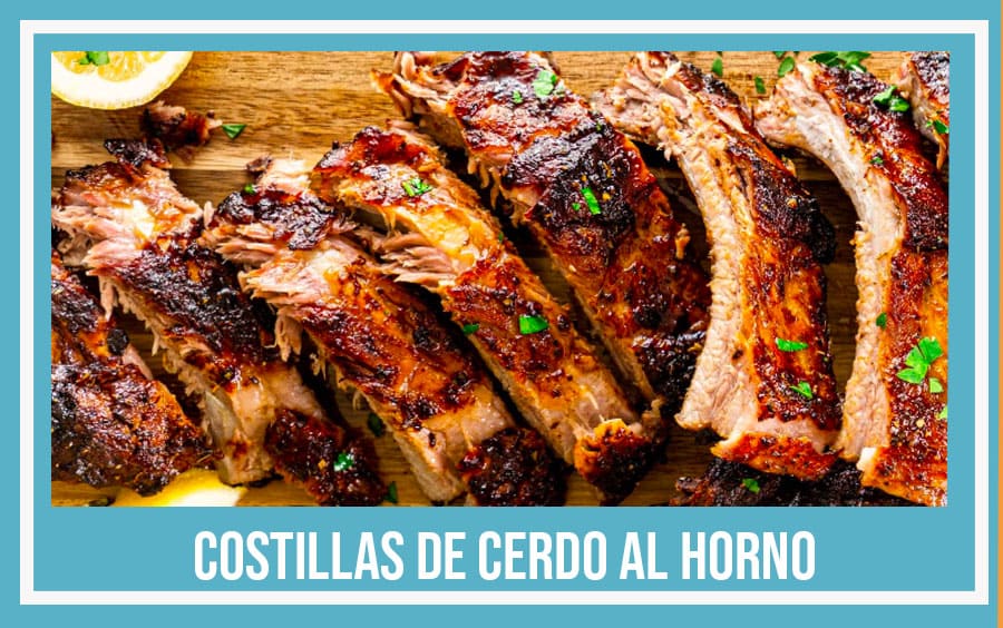 receta de costillas de cerdo al horno