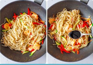 Como hacer fideos chinos a la plancha