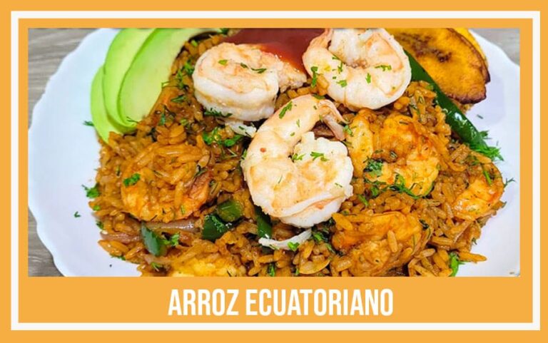 arroz con camarón ecuatoriano