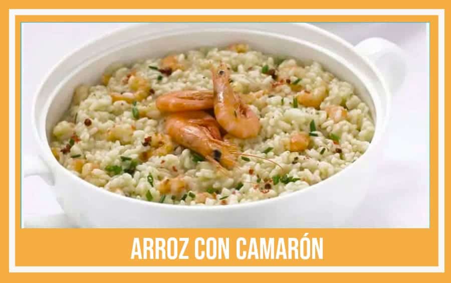 cómo hacer el arroz con camarón