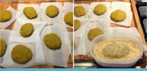 como hacer hamburguesas de calabacín y zanahoria