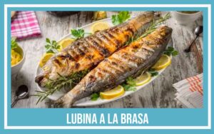 recetas sin carne lubina a la brasa
