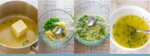salsa de mantequilla ajo y perejil