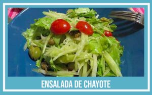 Cómo preparar el chayote para la diabetes ensalada de chayote