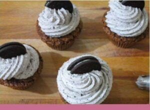 receta de cupcakes de oreo