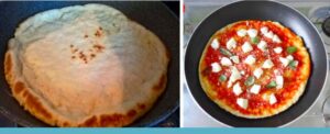 pizza en sartén como se hace la pizza en sarten