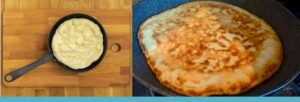 pizza en sartén pizza en sarten facil