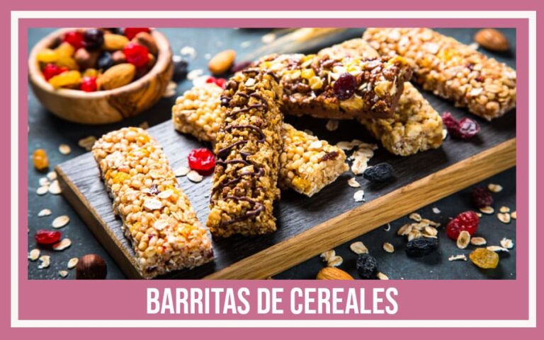receta de barritas de cereales