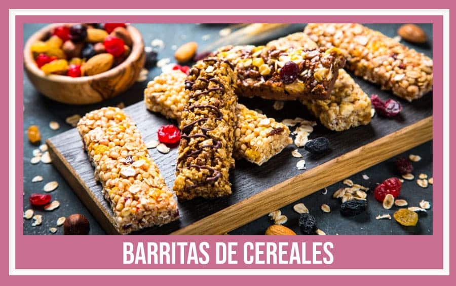como hacer barritas de cereal receta de barritas de cereales