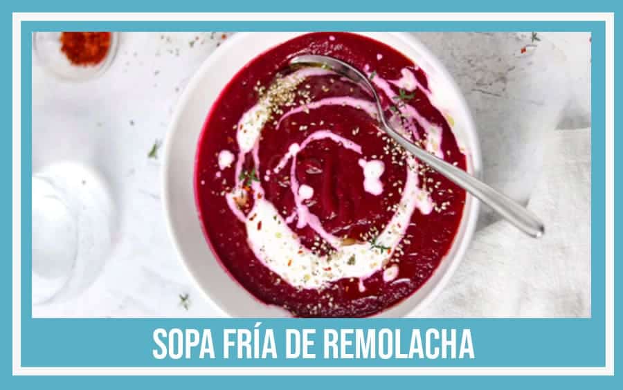 sopa fría de remolacha sopa fría de remolacha