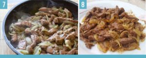 Receta de higado encebollado
