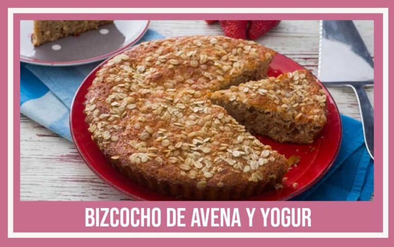 bizcocho de avena y yogur