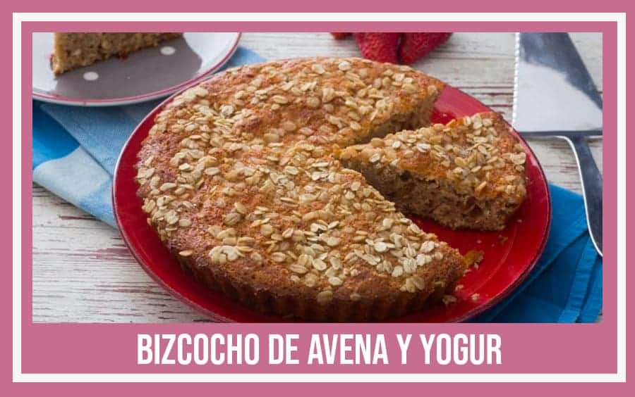 bizcocho de avena y yogur
