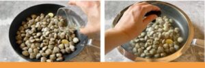 como hacer almejas al vino blanco