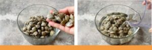 como se limpian las almejas