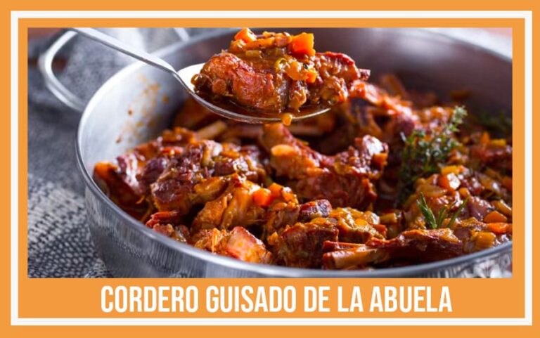 recetas primer plato cordero guisado de la abuela