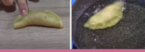 empanadillas de cabello de angel fritas