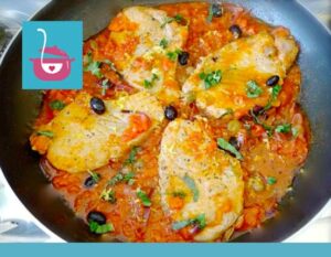 receta de bonito con salsa