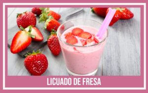 batido de fresa