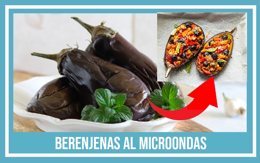 berenjenas al microondas berenjenas al microondas