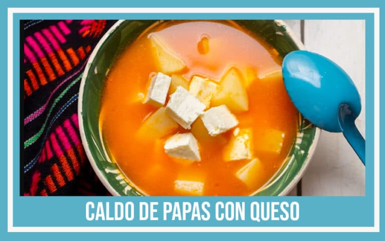 caldo de papas con queso