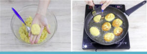 como hacer tortitas de papa