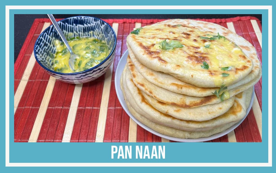 receta pan naan