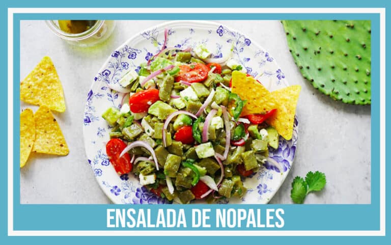 receta de ensalada de nopales