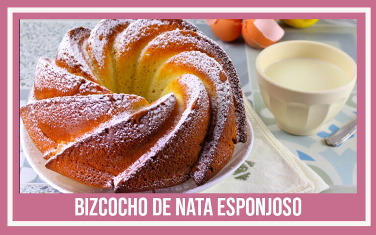 bizcocho de nata de la abuela