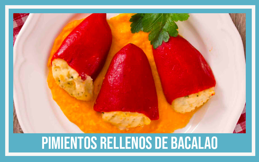 pimientos rellenos de bacalao de la abuela