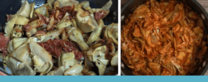 receta alcachofas con jamon
