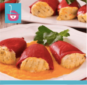 receta de pimientos rellenos de bacalao