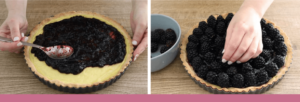 tarta de moras americana